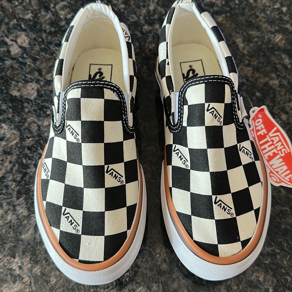 Vans Stacked Checkered Platform RARE